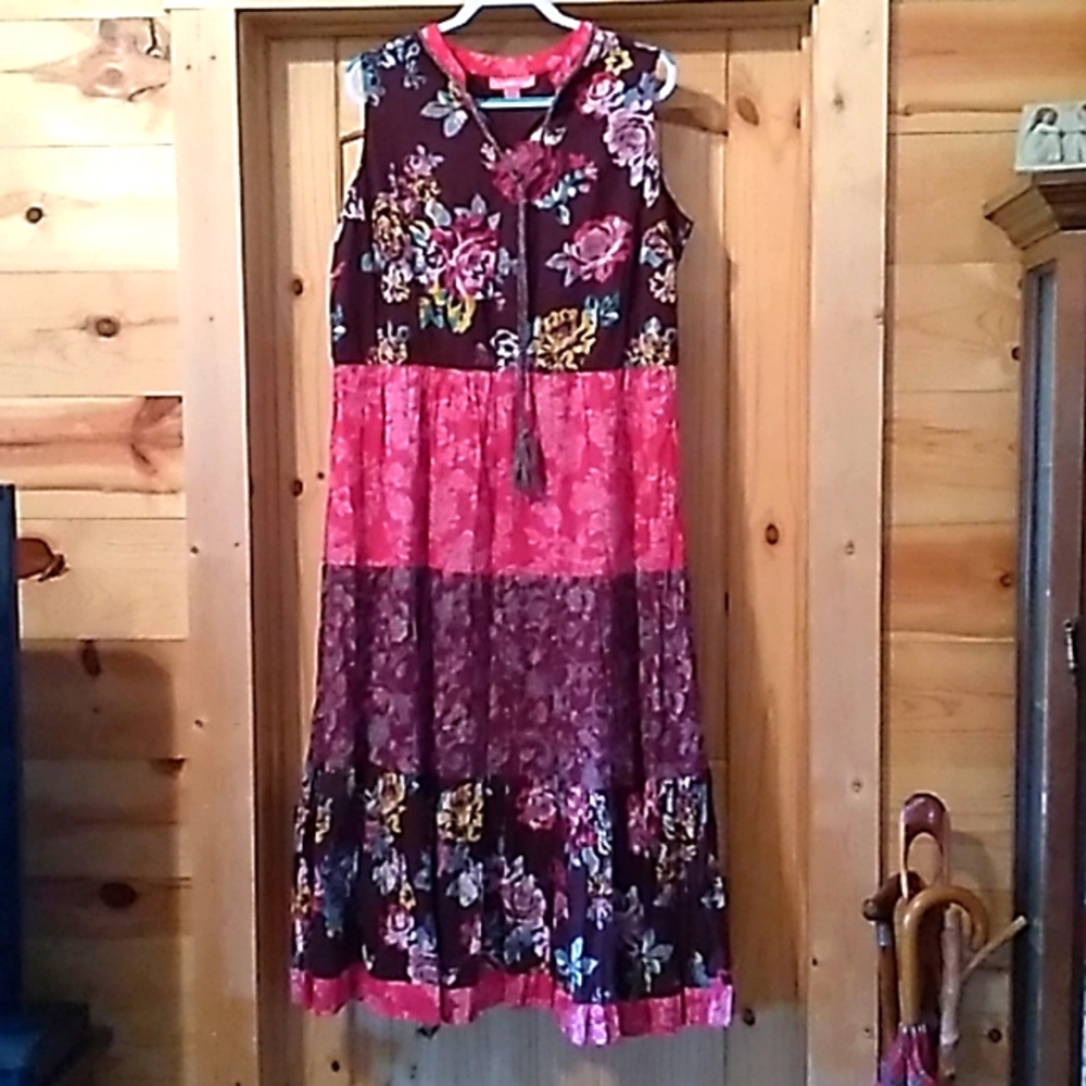 Causal Dress with attached Tassles